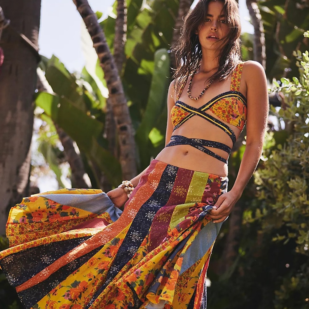Free People Piper Pieced Set SZ 12 - Picture 1 of 3